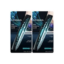 커버걸 피콕 플레어 마스카라 10ml, Extreme Black, 2개