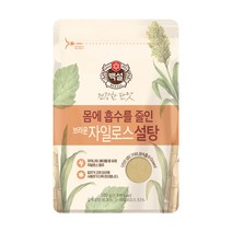 백설스위트리 자일로스 갈색설탕, 500g, 4개