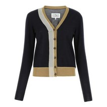 메종 마르지엘라 명품마르지엘라 22FW 백 스티치 울 블랜드 가디건 네이비 SI0HA0007 S17800 002F