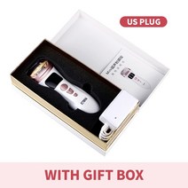 김희선 마사지기 콜라겐생성 미니 hifu 페이셜 스킨 무선 주파수 ems 마이크로 및, 선물 상자와 함께-우리
