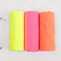 천고아 다이마루원단 형광싱글30수 네온 3종 D00057, 오렌지