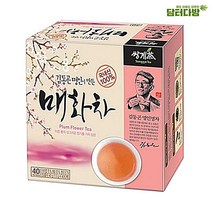쌍계 김동곤 명인이 만든 매화차 40티백, 쌍계명차 김동곤명인이 만든 매화차 40티백