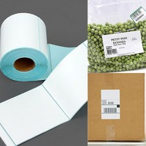바코드 감열 롤라벨 400매(100X120MM) 라벨프린터용지 아트지라벨 롤스티커