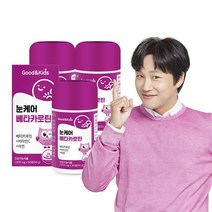내츄럴플러스 굿앤키즈 어린이 눈케어 베타카로틴 90정 / 비타민C 아연 함유 블루베리맛, 3박스