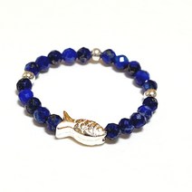 천연 원석 라피스라줄리 925실버 물고기 은볼 반지 애끼 수능 취업 합격 창업성공의미 선물 케이스