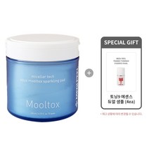 [메디필 스킨이데아 정품] !!약산성 토너패드!! 아쿠아 물톡스 스파클링 패드 140ml (70매) + 토닝9 에센스 듀얼 샘플(4매) [득템 할인], 스파클링 패드 2개