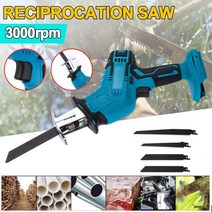 컷쏘 무선 전기 왕복 톱 3000 분당회전수/분 속도 금속 목재 절단 도구 Makita 18V 배터리 전동 공구