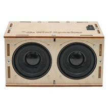 공간장식 수제 diy 나무 블루투스 오디오 학생 창조적 인 작은 발명 기술 소규모 생산 조립 모델 STEM, [01] 블루투스 스피커 (스피커 색상 랜덤발급)
