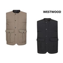 웨스트우드 WESTWOOD 라운드 넥 스타일의 남성 아웃포켓 베스트 조끼 WM4MCVT631
