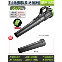 무선 충전 송풍기 고온용 축류 에어바운스 대포 양흡입 송풍기 소형 산업용 식 먼지 제거, 산업 광란 허리케인 5500w-6 기어 조정 cr