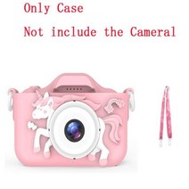 토이 카메라 어린이 키즈 디카 사진기 346805 (매장 정품) 미니 귀여운 비디오 2.0 인치. 1080P HD 최고의 생일 디지털 카메라 휴대용 교육용 장난감., 03 Pink Horse Case Only