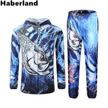 Haberland 여름 남자옷 속건 후드 바람막이자켓 낚시바지 낚시복 트레이닝복 작업복, 바지-ON.2