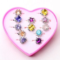 러블리 보석 반지세트 12종 유아동 어린이 생일 선물 보석