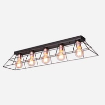 LED 카트 5등 직부등 블랙 화이트 드레스룸