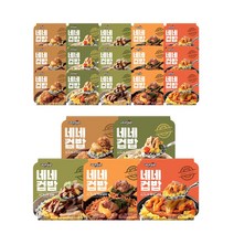 [네네치킨] 네네컵밥 시그니처 250g 5종 20팩, 03.핫닭갈비컵밥 20팩