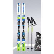 플레이트 판 회전 만능 바인딩 세트 주니어 올라운드, 흰색3버클신발패키지22-25cm173cm