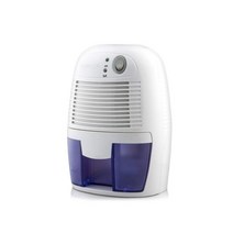 제습기가정용 휴대용 미니 제습기 500ml 흡수 공기 건조기 자동 꺼짐 LED 표시기 청정기 가전 제품, 02 White and Blue_06 KR