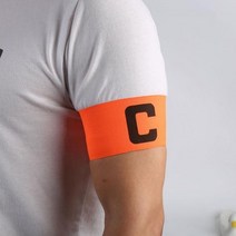 스포츠 팀 주장 컬러 완장 밴드 암밴드 견장 중, 상세페이지 참조