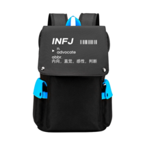 16 mbti 태그 펜던트 키링 가방부착용 악세서리 엠비티아이 휴대용 선물 성격유형 생일, 프리사이즈, 9블루