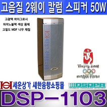 DSP PA DSP-1103 고음질 미려한디자인 컬럼스피커 50W 고밀도 MDF 우드스피커 고광택 하이그로시 카페 매장 강의실 병원 학교 교육장 회의실 백화점등