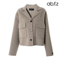 에이비플러스 ab.f.z 포켓 더블카라 핸드메이드 울 자켓 (AFV4QJ07A)