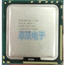 i7 CPU i7-7700k i713700k 인텔-코어 i7 950 I7 프로세서 쿼드코어 LGA 1366 3.06GHz 4.8GT/s SLBEN CPU, 한개옵션0