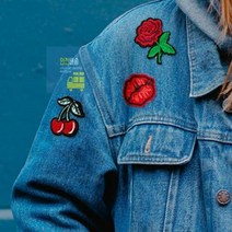 열접착 미니 와펜 자수패치 유아 미술놀이 초딩 유아 만들기 키트 초등학생 만들기 세트, 04_고급자수-라임주스 UCMPC1130