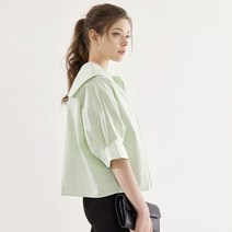 스타일온미 메모리 세라 카라 셔츠 블라우스