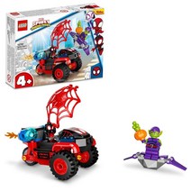 레고 (LEGO) (R) 마블 스파이디와 놀라운 나카마들 마일즈 모랄레스 : 스파이더 맨의 슈퍼 트라이크 10781 장난감 블록 선물
