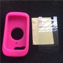 Garmin 가장자리 1000 야외 사이클링 컴퓨터 실리콘 고무 보호 케이스 garmin LCD 화면 필름, [08] 분홍색