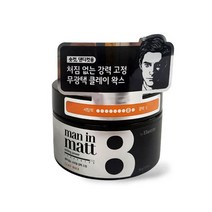 엘라스틴 맨인매트 클레이왁스/강력고정/숏컷용/무광, 상품선택, 맨인매트 왁스80g
