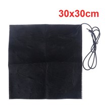전기 온열 매트 5v usb 따뜻한 붙여 넣기 패드 탄소 섬유 가열 패드 바디 워머 열, 30cm x 30cm