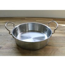FCH-D220 모델전용냄비 양수냄비 라면냄비 1개입, 은색, 윗면 190 밑면 170