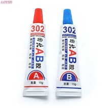 특수 접착제 바르는 용접제 철강 라디에이터 물 탱크 금속 누출 액체 에폭시 수지 가죽 고무 에폭시 유리 나무 편지지 가게 실런트, 2개