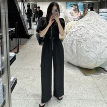 떳다그녀 브룬힐 카고 퍼프 점프수트