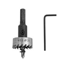 HSS 철공용 홀커터 홀쏘(28mm) 천공 스프링 홀캇타, 1개