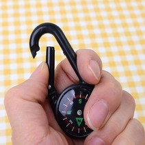 등산고리 나침반 휴대용나침반 나침판, 1개
