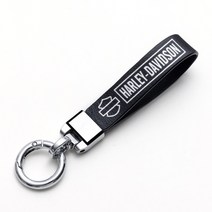 할리데이비슨 키커버 홀더 키링 키케이스 튜닝 레더 가죽 커스텀 x48 xl883 1200 글라이딩 팻보이 스트리트파이터, 키링블랙