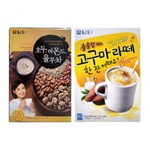 (올따옴) 담터 호두아몬드율무차130T+고구마라떼 40T, 1개
