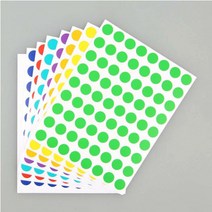 터틀로봇 코딩로봇 8색 원형 스티커 (포켓터틀 터틀), 단품, 단품