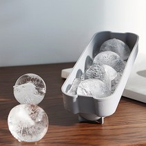 국내제작 실리콘 아이스볼 얼음몰드 4구 얼음틀 얼음 트레이 실리콘몰드 미니 왕 원형 왕구슬 하이볼 둥근 칵테일 빅볼 제빙기 아이스트레이 구슬 실리콘얼음틀 왕얼음틀, 블루