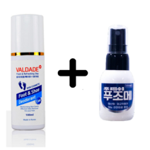 손 발톱 무좀 약 치료 스프레이 세트 50ml 100ml 가려움 개선 연고 각화형 지간형 수포형, 발다데100ml+푸조메