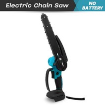 미니전기톱8인치 가지톱 전동 체인톱 무선 충전톱 Makita 18V 무선 미니 전기 체인톱 8 인치 2000W 브러시, 01 8 inch chainsaw