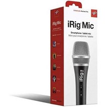아이케이멀티미디어 iRig Mic 보컬 노래 녹음 마이크 아이패드 아이폰 아이맥 호환