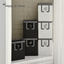 3단 분리수거함 나눔이, 블랙N그레이