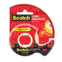 스카치 3M 다용도 셀로판테이프 디스펜서 581 18 mm x 15 m, 27개