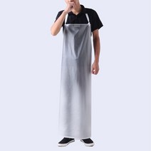발수방수코팅 PVC 롱앞치마 반투명XL 식당 주방 정육 회센터 업소용앞치마 횟집수산시장앞치마 가벼운주방앞치마