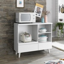 정수기선반 커피다이 탕비실 렌지수납장 작은주방 전자레인지거치대 밥솥, 화이트