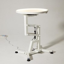 애견전동테이블 원형 의자 애완견 회전 페달 펌프, UM발광다이얼 60cm