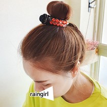 아련했던날 올림머리 헤어집게핀 똥머리집게핀(A6293)